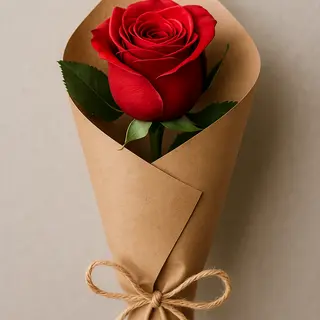 Rosa roja con peluche animalitos sorpresa