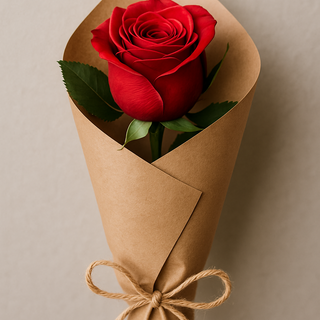 Rosa roja con peluche animalitos sorpresa