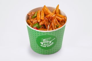 Фри с курицей