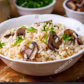 Mushroom rice