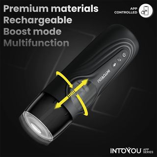 Masturbador Con App Sube Y Baja Y Rotación Recargable