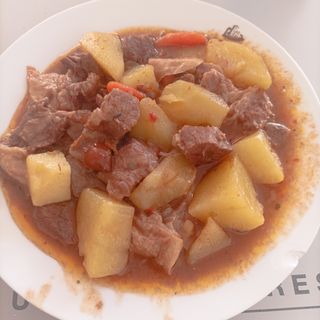 Ternera con champiñones 
