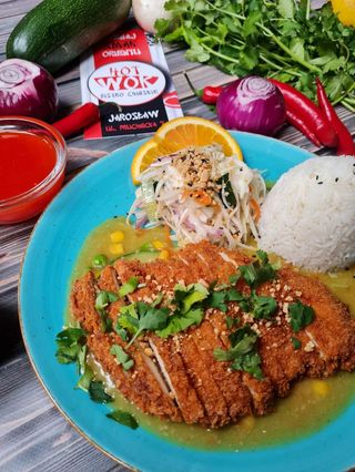 Kurczak masło czosnek cała porcja