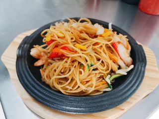 117a - Spaghetti alla piastra