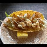 Calamari taco - (1PZ) - Calamari in tempura, insalata iceberg, salsa maiowasabi