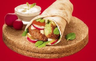 Piada Falafel.