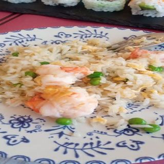 Arroz Frito Con Gambas