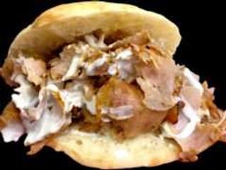 Panino kebab solo carne