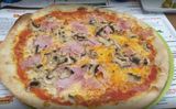 Pizza Di Funghi E Prosciutto (Mediana)