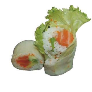 90.Rollo Rice Con Salmón (8 Pzs.)