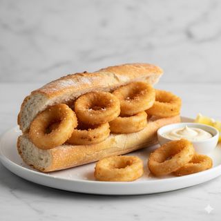 Calamares A La Romana Con Papas ( lunes,miercoles,jueves )