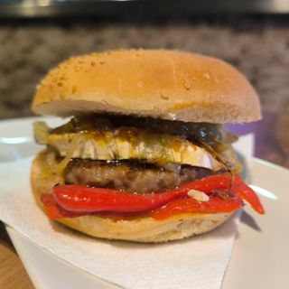 Hamburguesa naranja limon