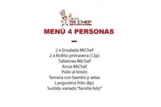 104 - menú para 4 personas