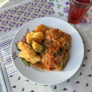 Голубцы с картофелем
