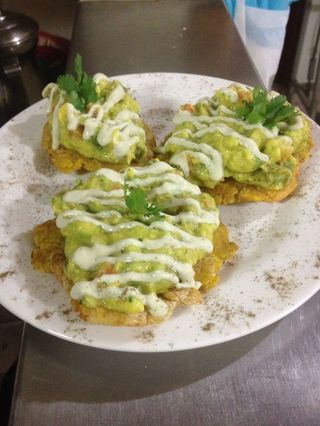 Patacón vegetariano