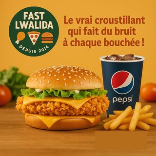 Burgur plus frites Soda