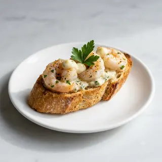 Montadito De Gambas Al Alioli