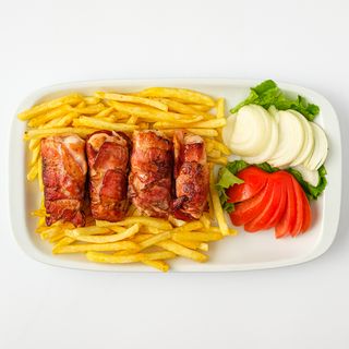Pileće rolice sa špekom