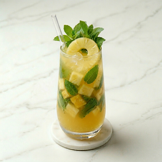 Pineapple and  Mint Juice