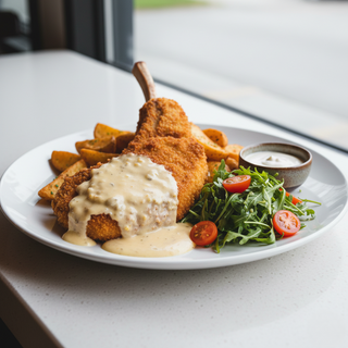 Platou beef schnitzel recomandat pentru 2 persoane
