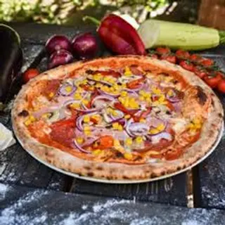 Pizza Quattro Carni 24 cm