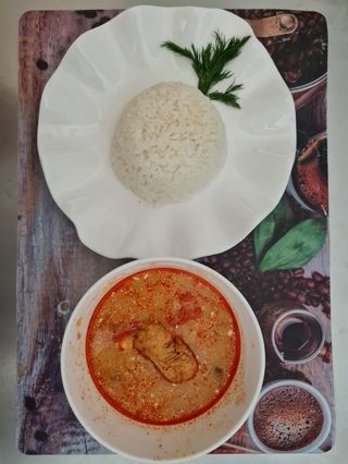 Том Ям с курицей 