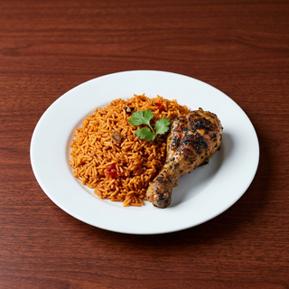 Smoky Jollof Rice & Chicken