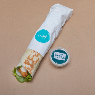 Fried Crispy Chicken Wrap - Garlic