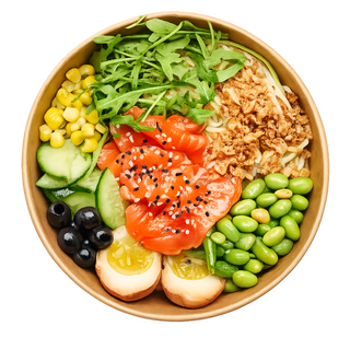 Боул з лососем та маслинами (450г.)