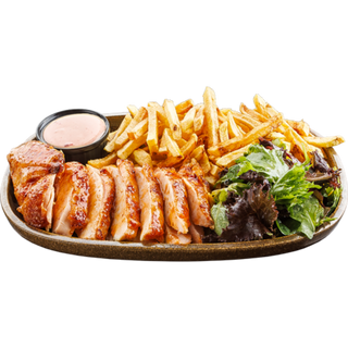 Пиле с хрупкава коричка с крилце (430 г)