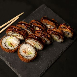 შემწვარი კრევეტის როლი