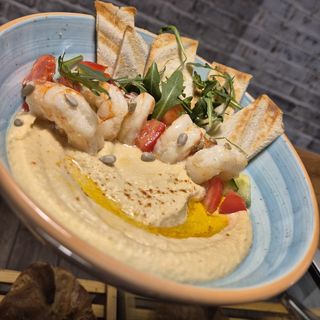 HUMMUS & CREVETI