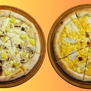 Піци: Гавайська + Курка в сирі стандарт