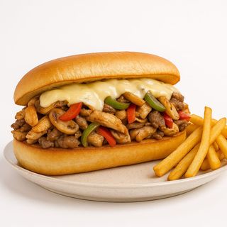 Philly Cheese Steak Sandwich Poulet