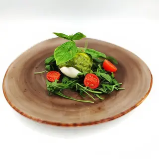 BURRATA AL PESTO (V)