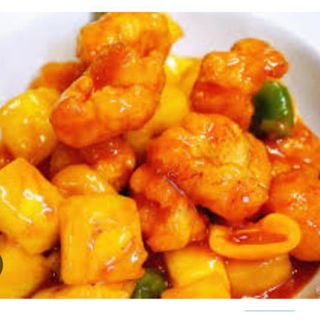 329.    Gambas Agridulces