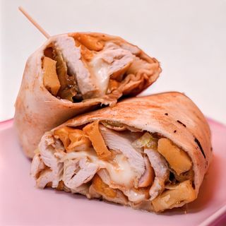 Light chicken wrap