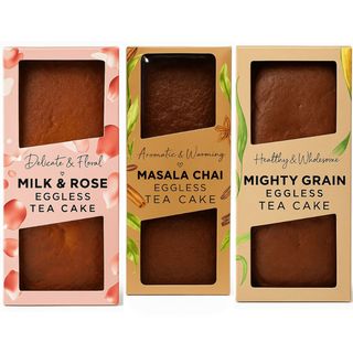 Artcaffe Assorted Eggless Tea Cakes, 3pc