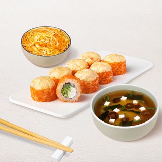 Бизнес-ланч Аппетитный L с клюквенным морсом (747г)