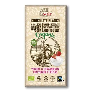 Chocolate Blanco Con Yogur Y Fresas Solé...