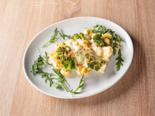 Tortellini Broccoli zapiekane serem