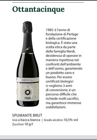 Vino spumante brut 