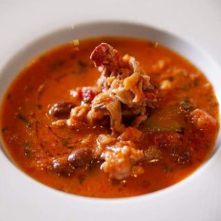 Sopa De Bogavante Con Judías