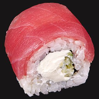 Рол Філадельфія з тунцем (280/50/25/10г)