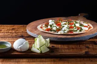 Pizza de Pesto