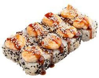 Запеченный ролл с курицей (10 шт.)