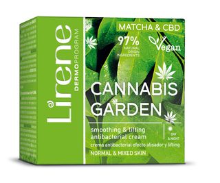 Crema antibacteriana Cannabis Garden cu efect de lifting , 50ml