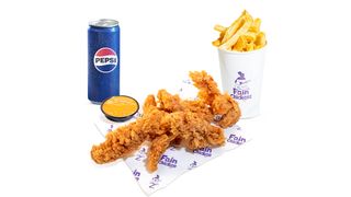 MENIU 500G- CRISPY PICANT, CARTOFI PRAJITI, SOS, DOZA PEPSI