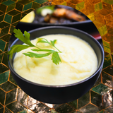 Purée de pommes de terre cuite dans le four josper