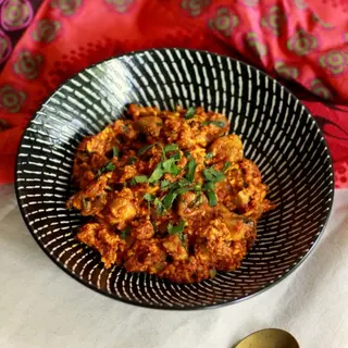 Pameer Mushroom Dolma + arroz basmati 